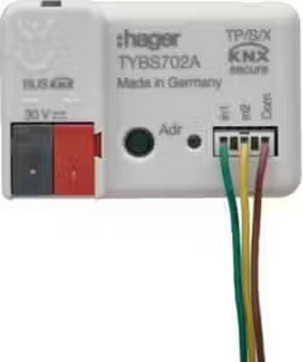 Actual product image Hager TYBS702A Binary input 2gang flush-mounted KNX