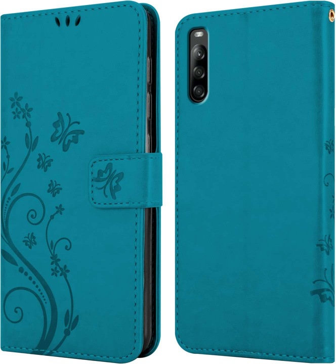 Produktbild Cadorabo Hülle für Sony Xperia L4 mit Blumen Muster (Sony Xperia L4)