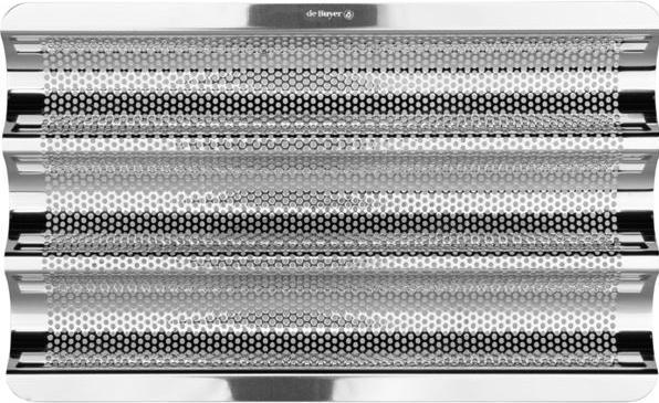 Immagine prodotto de Buyer 3 Baguette In Acciaio Inox Perfo. Lettura