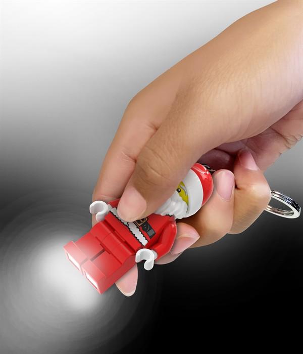 Actual product image Euromic LEGO - Keychain w/LED - Santa (4006036-LGL-KE189H)