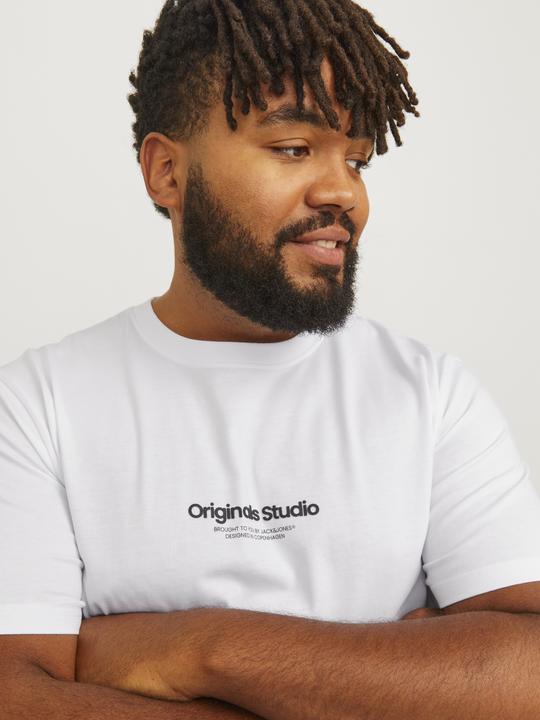 Actual product image Jack & Jones Plus Size Printed T-shirt T-shirt (5XL)