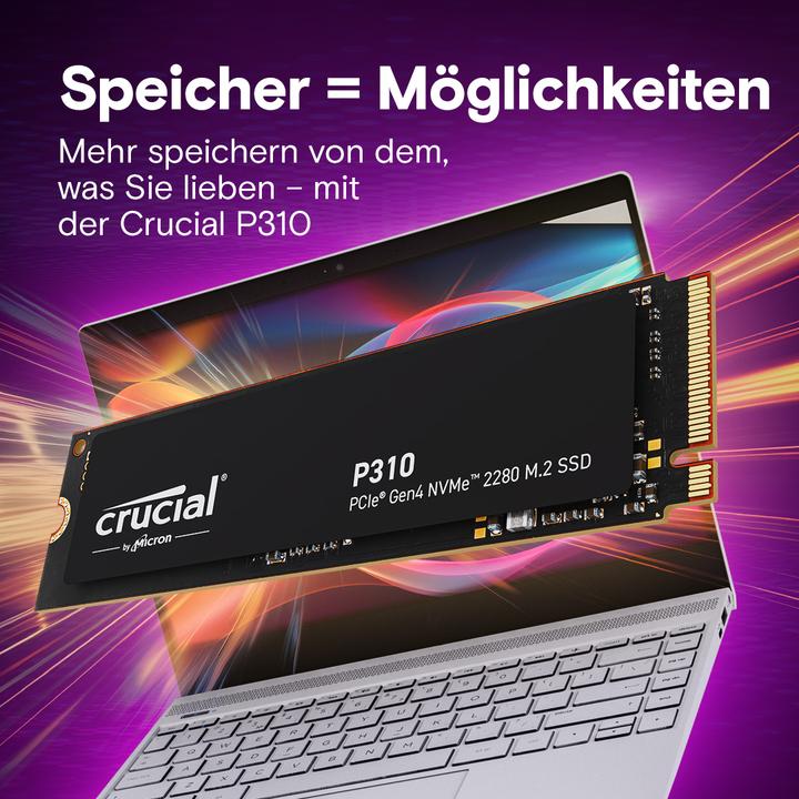 Produktbild Crucial P310 (2000 GB, M.2 2280)
