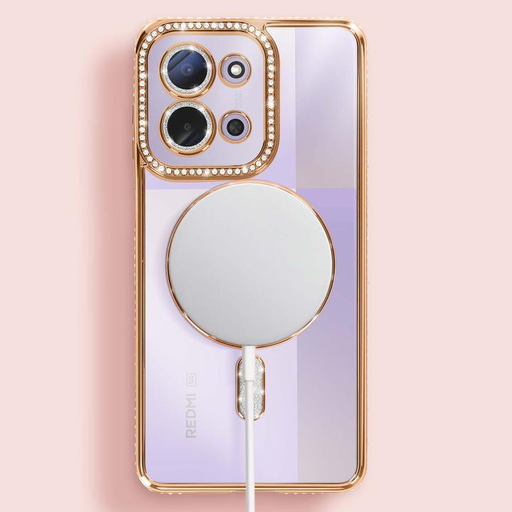 Produktbild Avizar MagSafe Hülle Redmi 15C mit Strass (Xiaomi Redmi 15C)