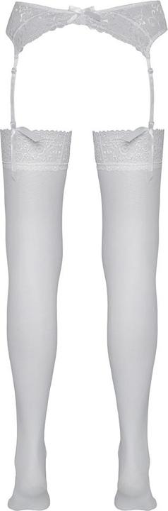 Produktbild Cottelli Collection Straps-Strümpfe weiss (L)