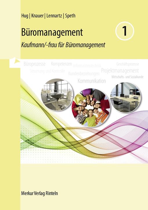 Produktbild Merkur Büromanagement 1 (Deutsch, Hartmut Hug, Hermann Speth, Martina Lennartz, Sabine Knauer, 2022)