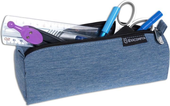 Actual product image Exacompta Denim pencil case