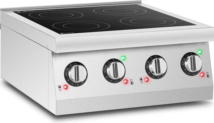 Produktbild Royal Catering Induktionsplatte tragbare Kochplatte Induktion 4 Platten Ø 12 - 26 cm tragbar