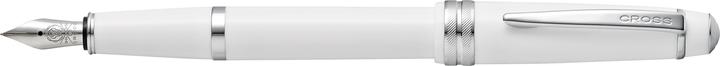 Produktbild Cross Füllfederhalter Bailey Light Weiss-Lack F-Feder Geschenkbox (Weiss, 1x)