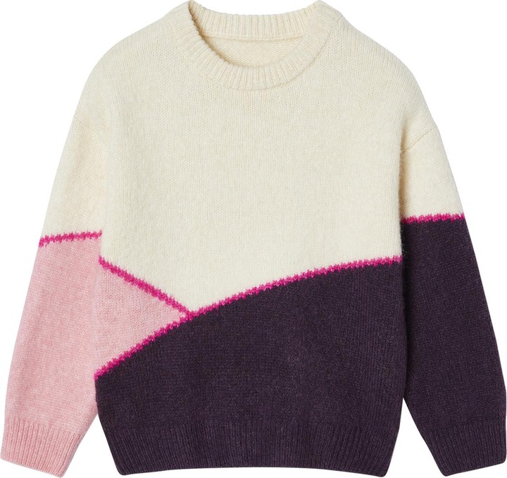 Image du produit Vertbaudet Pull fille style color block (98)