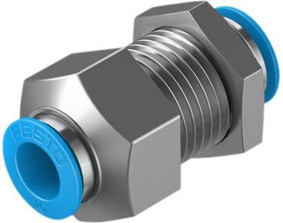 Produktbild Festo Push-in Bulkhead Connector, Collar, 10mm
