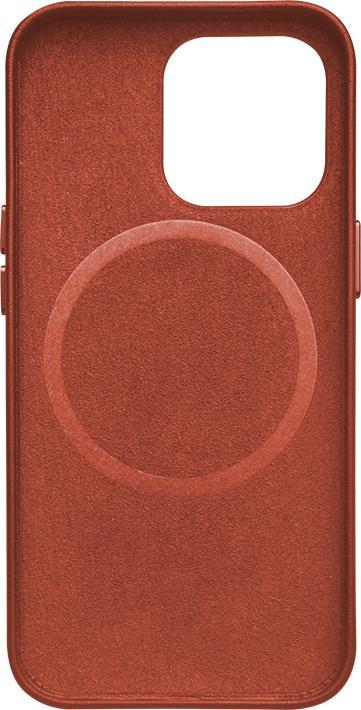 Actual product image QiAlino Coque cuir véritable (compatible MagSafe) (Apple iPhone 14)