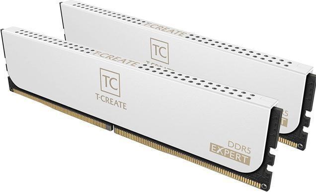 Produktbild Team Group RAM Team D5 7200 32GB C34 T-Create Expert white K2 (2 x 16GB, 7200 MHz, DDR5-RAM, DIMM)