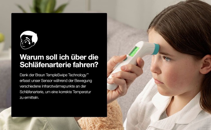 Actual product image Braun TempleSwipe BST200 (Forehead)