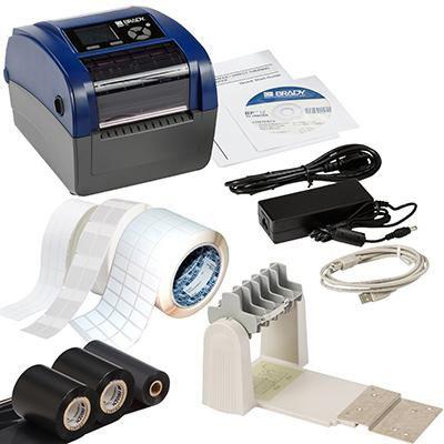 Brady BBP12-ELEC Kit-US Thermotransferdrucker max. Breite 118mm 300 dpi Seriell USB - (300 dpi), Etikettendrucker