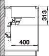 Produktbild Blanco SUBLINE 340/160-F (55.20 cm, 42.70 cm)