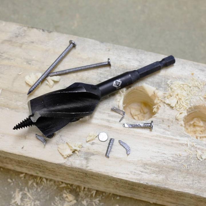 Produktbild C.K Magma C.K T2946-22 Holz-Spiralbohrer 22 mm Gesamtlänge 120 mm 6.35 mm, Sechskantschaf (4-22 Millimeter)
