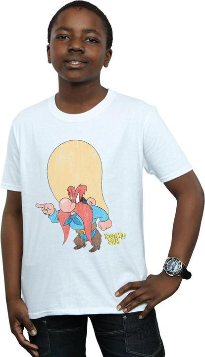 Immagine prodotto Looney Tunes Yosemite Sam Distressed Maglietta Ragazzi (128)