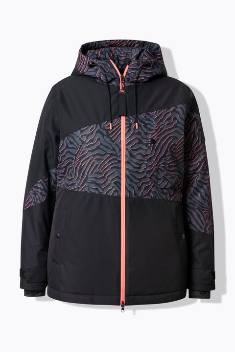 Actual product image Ulla Popken Neon Ripple Performance Snow Coat (60)