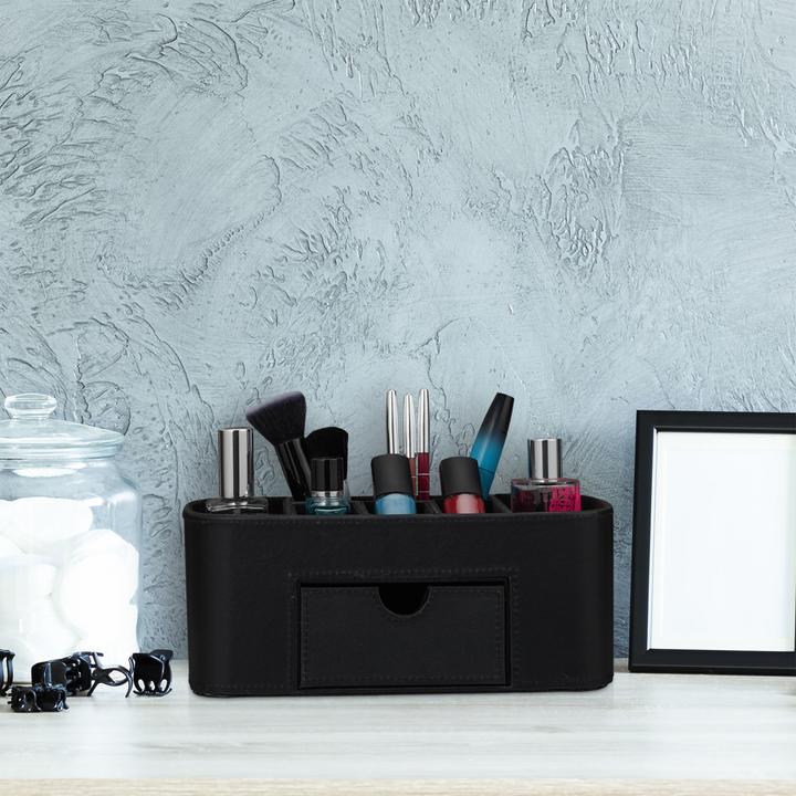 Immagine prodotto Relaxdays Organizzatore da scrivania in ecopelle