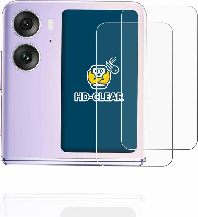 Actual product image BROTECT Screen Protector Clear (2 Piece, Oppo Find N2 Flip)