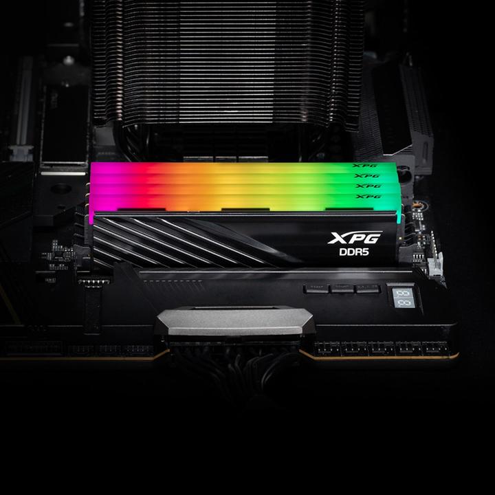 Actual product image Adata Kit Barrettes mémoire 32Go (2x16Go) DIMM DDR5 XPG Lancer Blade RGB PC5-51200 (6400 MHz) (Noir) (2 x 16GB, 6400 MHz, DDR5 RAM, U-DIMM)