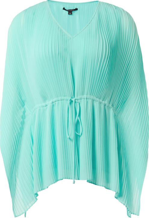 Actual product image Comma Bluse Plissee-Tunika mit V-Ausschnitt (34)