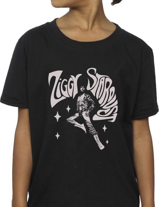 Produktbild David Bowie Ziggy Pose TShirt Mädchen (152, 158)