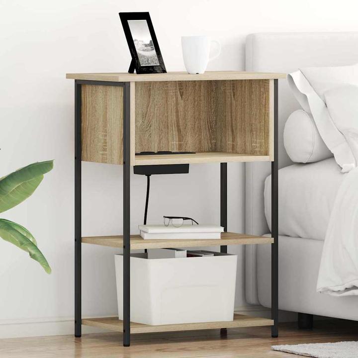 Actual product image vidaXL Bedside table (31 x 55 x 76 cm)