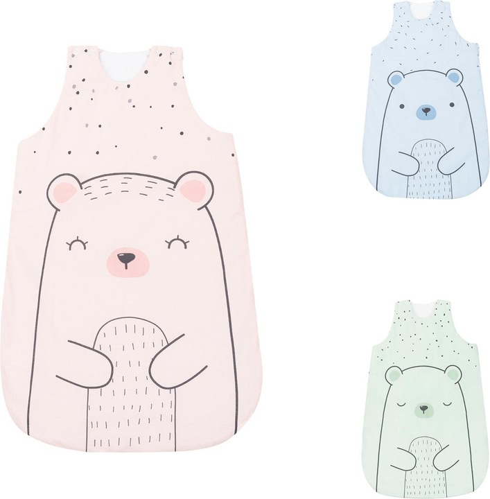 Immagine prodotto Kikkaboo Sacco a pelo per bambini orso 6-18 mesi (90 cm)
