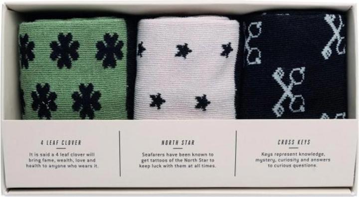 Actual product image Gentlemen's Hardware Lucky Socks 3 Pack (pack of 3, 41 - 45)