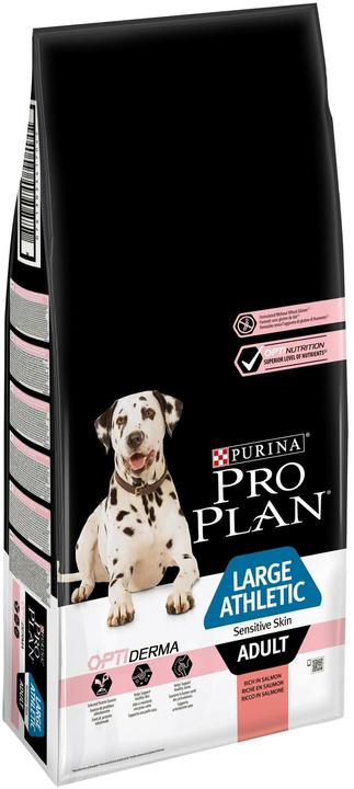 Image du produit Pro Plan Large Athletic Adult avec Optiderma riche en Saumon (Adulte, 14 pcs, 14000 g)