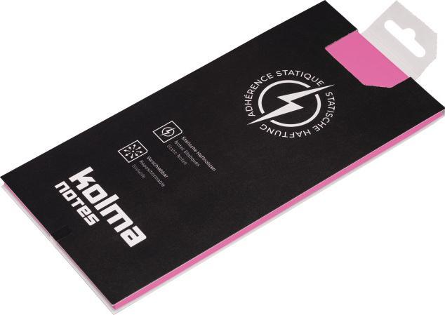 Produktbild Kolma Haftnotizen Notes 99 x 210 mm statisch haftend berry (99 x 210 mm)