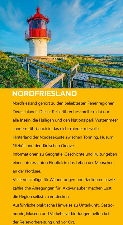 Image du produit Reiseführer Nordfriesland (Allemand, Bürte Lachenmann, 2024)