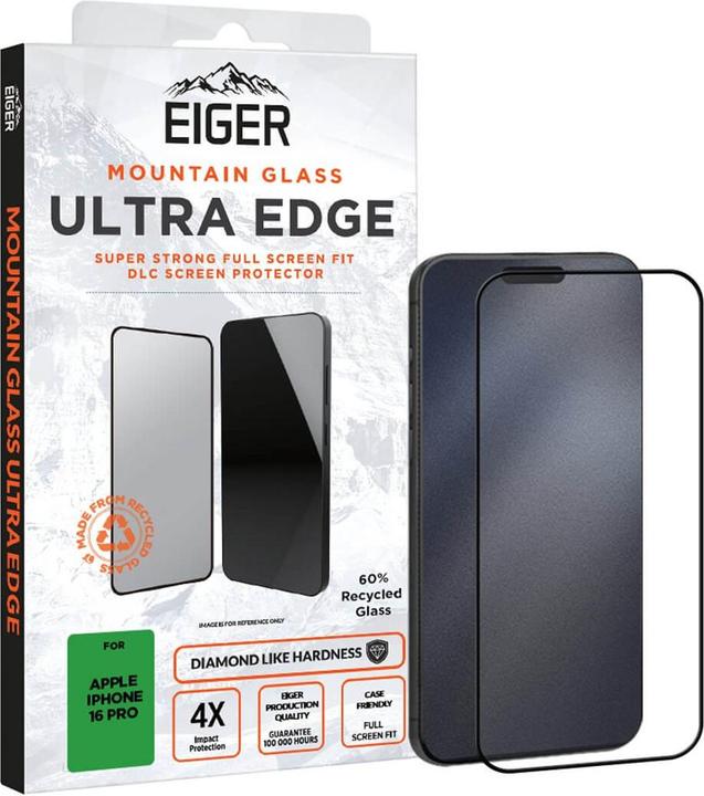 Immagine prodotto Eiger Mountain Glass Ultra Edge (1 pz., Apple iPhone 16 Pro)