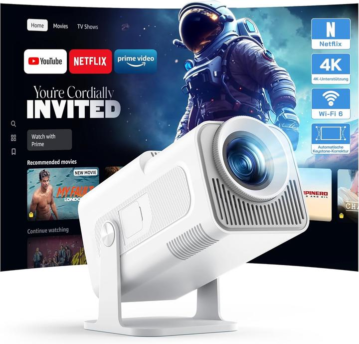 Actual product image Wolfang Mini Projector Full HD 1080P (Full HD)