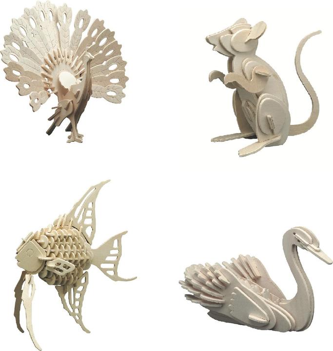 Immagine prodotto Pebaro Set di costruzioni in legno 4 xPets