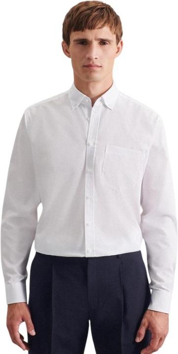Actual product image Seidensticker Mens Button-Down Regular Formal Shirt (38)