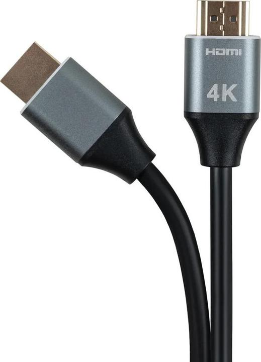 Actual product image Tellur High Speed HDMI 2.0 cable, 4K 18Gbps plug-plug Ethernet gold-plated 1.5m black (1.50 m)
