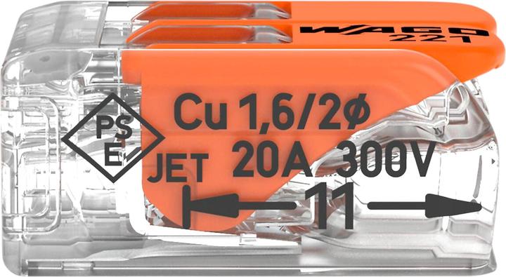 Immagine prodotto Wago Morsetto di collegamento (100 pezzi)