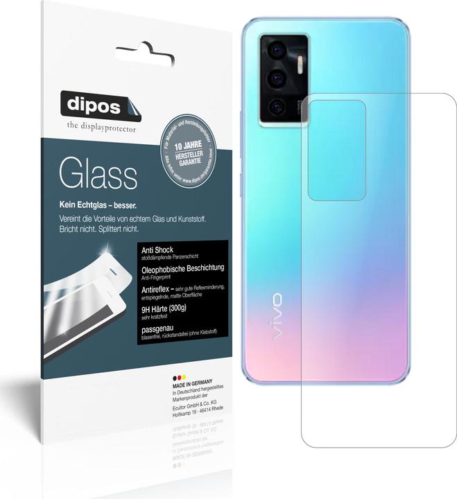 Dipos Displayschutz Anti-Shock (2 Stück, Vivo V23e 5G)