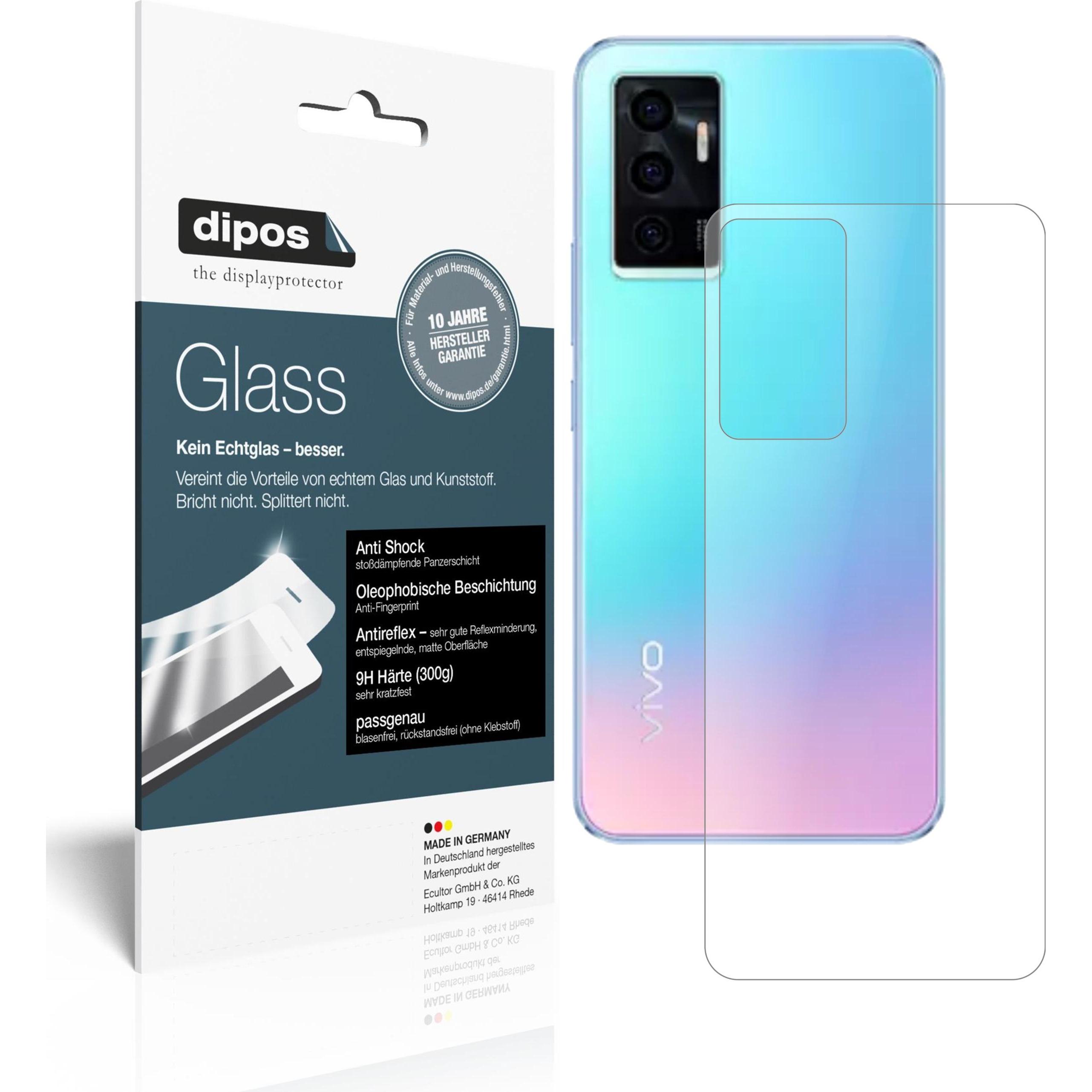 Dipos Displayschutz Anti-Shock (2 Stück, Vivo V23e 5G), Smartphone Schutzfolie, Transparent