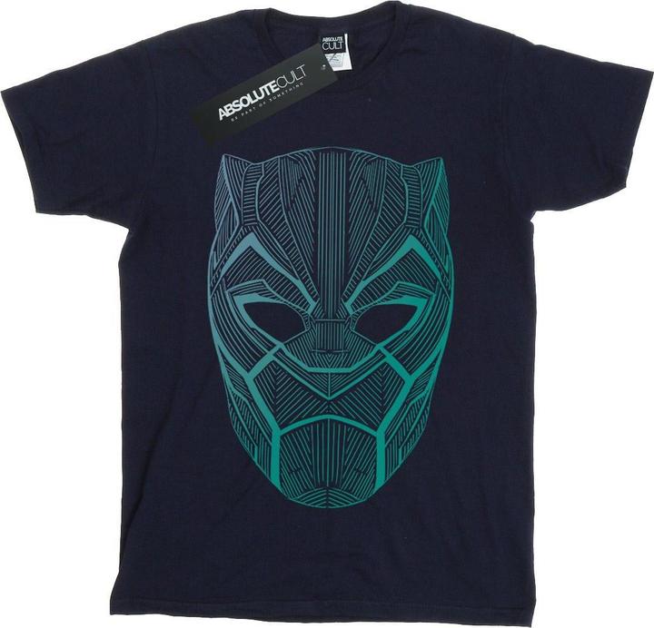 Produktbild Jungen Schwarzer Panther Tribal Maske TShirt (140, 146)