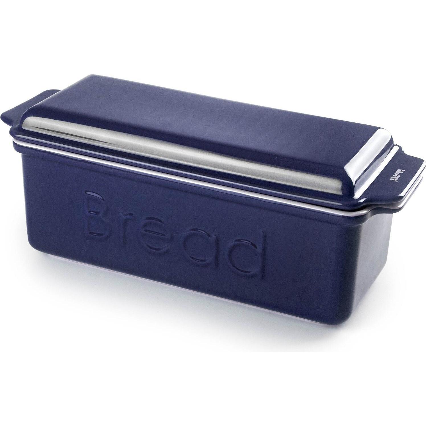 Ibili Brotbackform mit Deckel blau 24,5 x 10 cm Perfekt für hausgemachtes Brot (49375381)