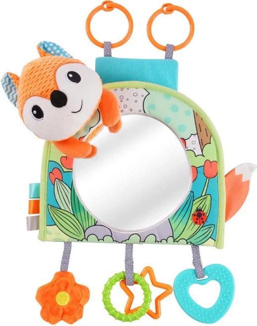 Immagine prodotto Activity Board Giocattolo da seggiolino con specchio per neonati, con teether e crinkle pape, divertente per i