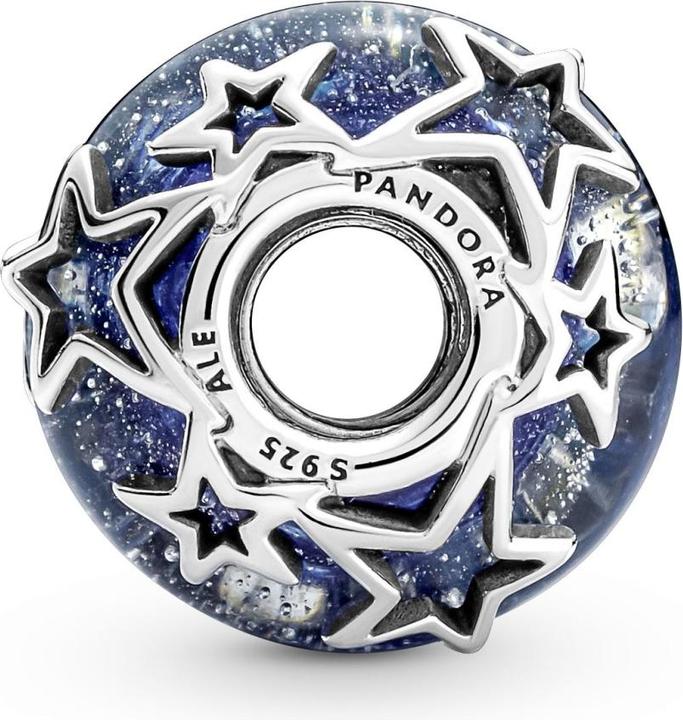Immagine prodotto Pandora Charms/Beads di Murano con galassia blu e stelle (Argento 925, Vetro)
