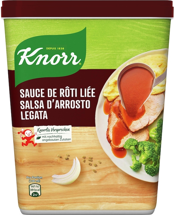 Image du produit Knorr Sauce de rôti granulée en boîte, pour les plats de viande, condiment idéal pour le boeuf (850 g)
