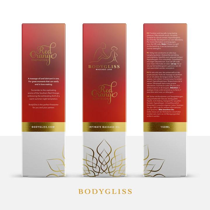 Image du produit Bodygliss Massage Collection Silky Soft Oil Red Orange 150 ml (150 ml)