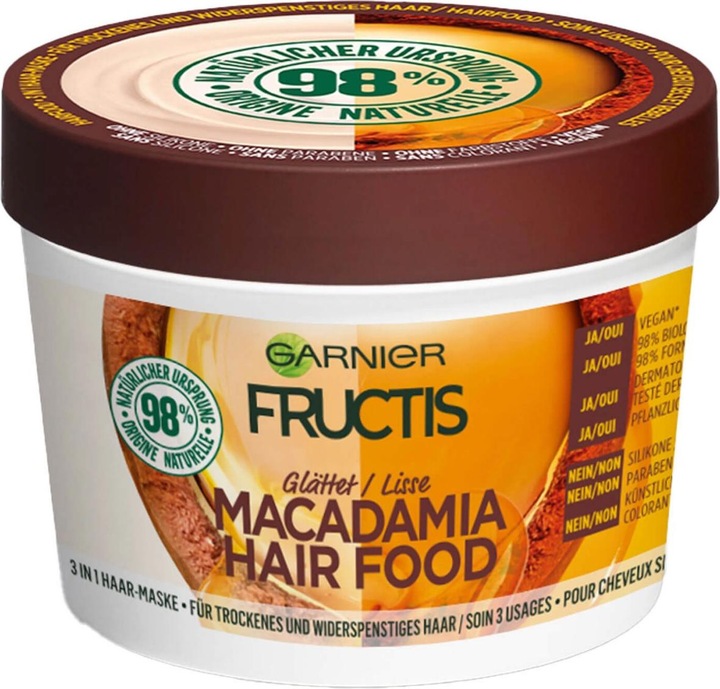 Garnier Fructis Hair Food Macadamia 3in1 (390 ml)