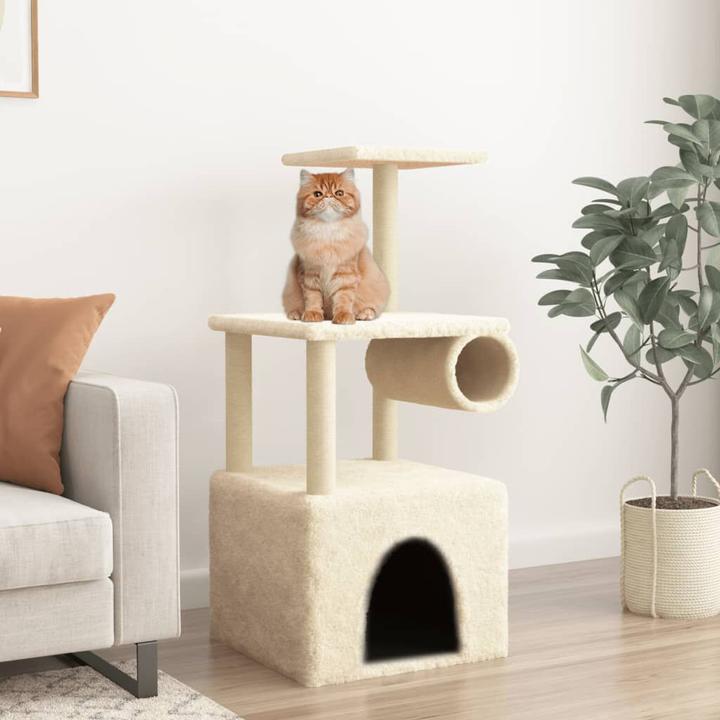 Produktbild vidaXL Kratzbaum (109.50 cm, Creme)