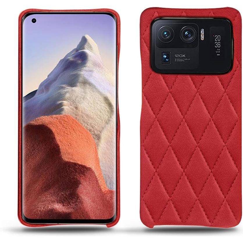 Noreve Lederschutzhülle (Xiaomi Mi 11 Ultra), Smartphone Hülle, Rot